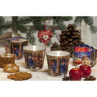 8.5cm Scented Christmas Candle - Assorted Scents image