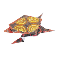 Colouring Origami- Tortoise image