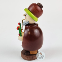 10cm Dwarf With Rose Hip Plant German Incense Burner By Richard Glässer image