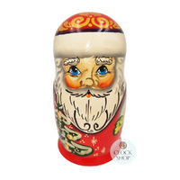 Santa Russian Dolls- 11cm (Set Of 5) image