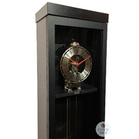 189cm Black Modern Skeleton Floor Clock With Bell Strike By HERMLE image