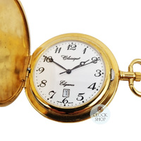 4.1cm Two Tone Floral Etch Pocket Watch By CLASSIQUE (Arabic) image