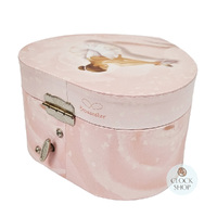 Pink Heart Glow In The Dark Ballerina Musical Jewellery Box (Tchaikovsky-Swan Lake) image