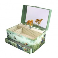 Jungle Animals Musical Jewellery Box (Beethoven- Moonlight Sonata) image