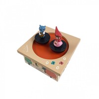 Little Red Riding Hood Music Box With Spinning Figurines (Vivaldi-The Spring) image