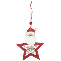 15cm Star Figurine Hanging Decoration- Assorted Designs image