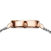 Gift Set- 22mm Classic Collection Silver & Rose Gold Womens Watch With Bracelet By BERING image