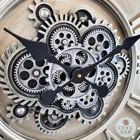 62cm Abington Brass Moving Gear Wall Clock By COUNTRYFIELD image