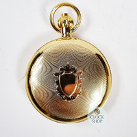 49mm Gold Unisex Mechanical Skeleton Pocket Watch By CLASSIQUE (Arabic) image