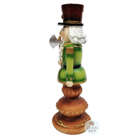 25cm Green Nutcracker On Stand image
