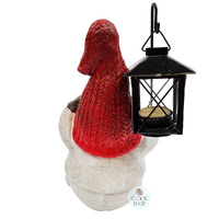 26cm Gnome With Tealight Lantern image