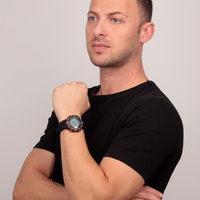 Digital EX26 Collection Black and Red Watch By SECTOR image