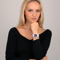 Digital EX36 Collection Pink and Silver Watch By SECTOR image