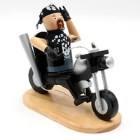 18cm Motorcyclist German Incense Burner image
