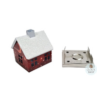 6cm Knox Metal Moonlit Cottage German Incense Burner- Assorted Designs image