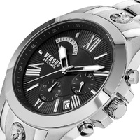 45mm Chrono Lion Silver Mens Watch With Black Dial By VERSACE image