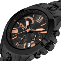 Chrono Lion Black Watch With Black Dial By VERSACE image