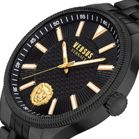 Colonne Black Watch With Black Dial By VERSACE image