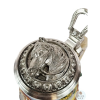 Horse Beer Stein Light Blue 0.5L By Thewalt 1893 image