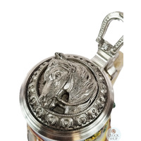 Horse Beer Stein Light Blue 0.5L By KING image