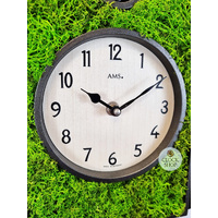 Green Moss Modern Battery Cuckoo Clock 34cm By AMS image