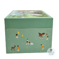 Geese Musical Jewellery Box With Dancing Horse (Invitation To Dance) image