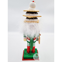 25cm Christmas Nutcracker With Biscuit Hat image