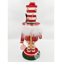 35cm Gingerbread Nutcracker Holding Candy image