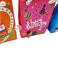 Happy Birthday Music Box In Gift Bag- Assorted Designs image