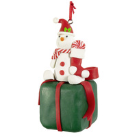 10cm Figurine On Present Hanging Decoration- Assorted Designs image