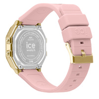 32mm Digit Retro Collection Baby Pink & Gold Digital Womens Watch By ICE-WATCH image