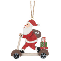 8cm Figurine on Scooter Hanging Decoration- Assorted Designs image