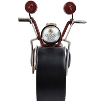16.5cm Red Scooter Battery Table Clock By COUNTRYFIELD image