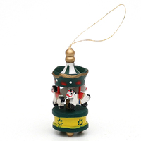 6cm Horse Carousel Hanging Decoration- Assorted Designs image