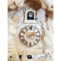 After The Hunt 1 Day Mechanical Carved Cuckoo Clock Natural 31cm By HÖNES image