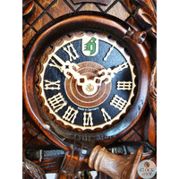 After The Hunt 8 Day Mechanical Carved Cuckoo Clock 56cm By HÖNES image