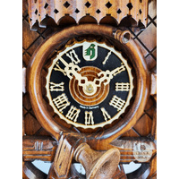 Birds & Grouse 1 Day Mechanical Carved Cuckoo Clock 47cm By HÖNES image