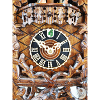 Ivy Leaf Vine 8 Day Mechanical Cuckoo Clock 49cm By HÖNES image