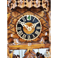 Eagle 8 Day Mechanical Carved Cuckoo Clock 51cm By HÖNES image