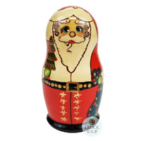 Santa Family Russian Dolls- 11cm (Set Of 5) image