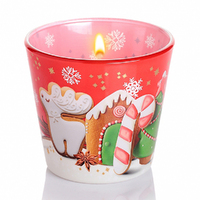 8.5cm Scented Christmas Candle- Gingerbread Cookies  image