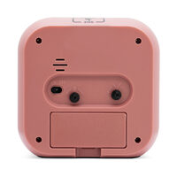 10cm Carter Pink Analogue Alarm Clock By ACCTIM image