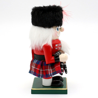 18cm Scotsman Nutcracker With White Hair image