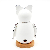 12cm Snowy Owl German Incense Burner - Assorted Designs image