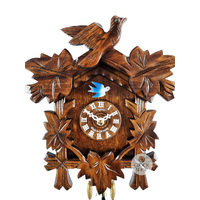 5 Leaf & Bird Battery Carved Kuckulino 20cm By ENGSTLER image