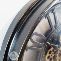50cm Norris Black Moving Gear Clock By COUNTRYFIELD image