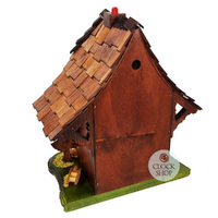 28cm Chalet Weather House With Deer By TRENKLE image