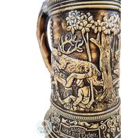 Hunting Scene Beer Stein With Deer 2L By KING (Circa 1970-1990) image