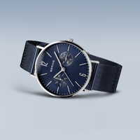 Gift Set- 40mm Arctic Sailing Set Blue Mens Watch With Bracelet By BERING image