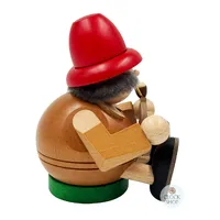 15cm Man & Rocking Horse German Incense Burner By Richard Glässer image
